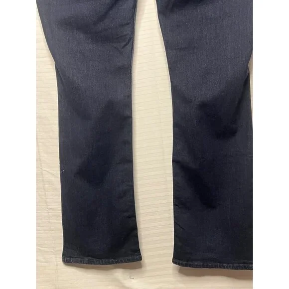 Lee Riders Midrise Bootcut Jeans Womens 22W Dark Wash Stretch Denim Cotton Blend - Picture 8 of 16